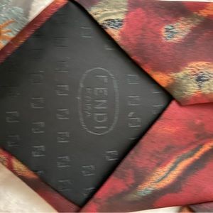Fendi silk tie